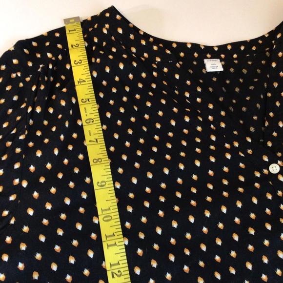 old navy women tunic top black size XXL popover hi low hemline casual flowy boho - Picture 6 of 11